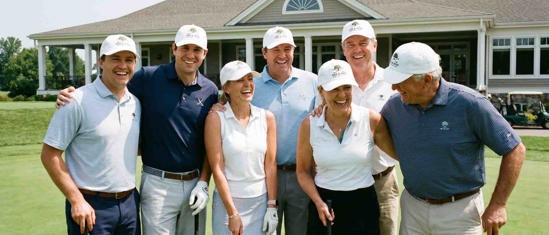 custom golf club hats club branding
