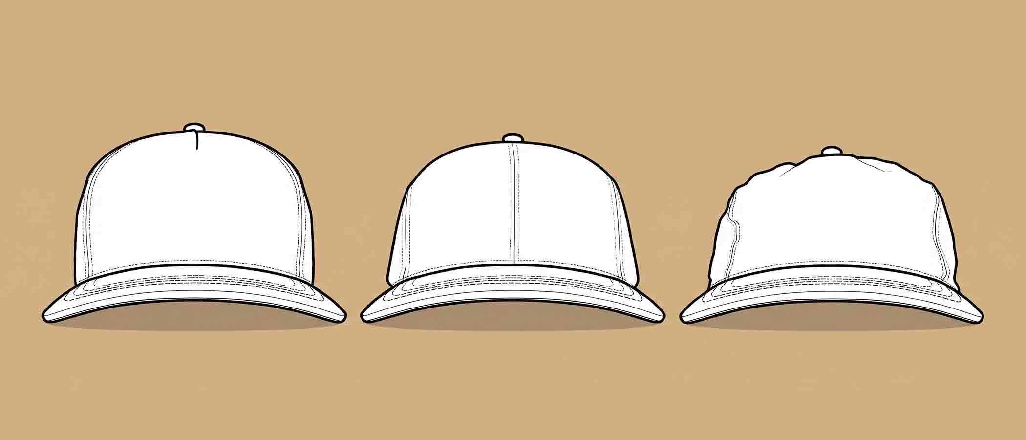 high mid low crown hat guide