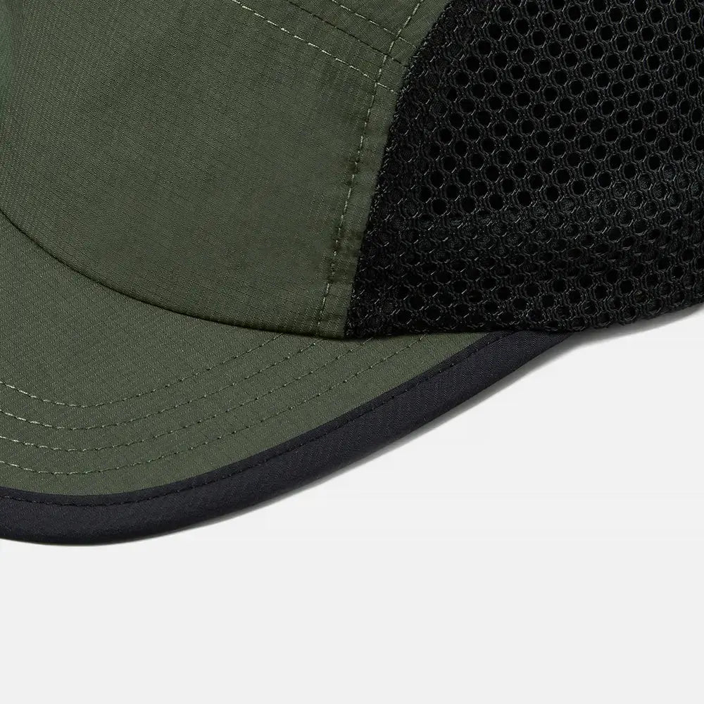 Blank 5 Panel Water Repellent Mesh Camper Hat - 5209 foremosthat