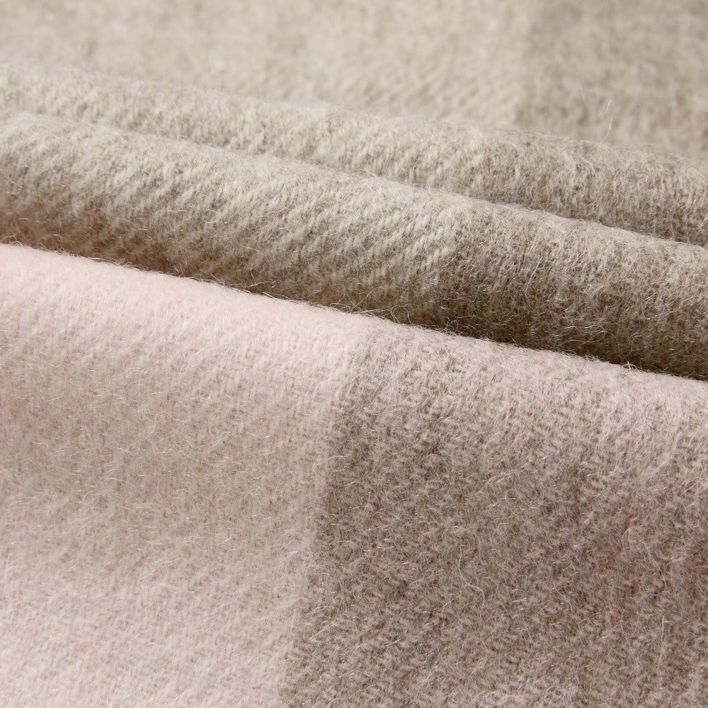 Blank 100% Sheep Wool Plaid Scarf Wholesale