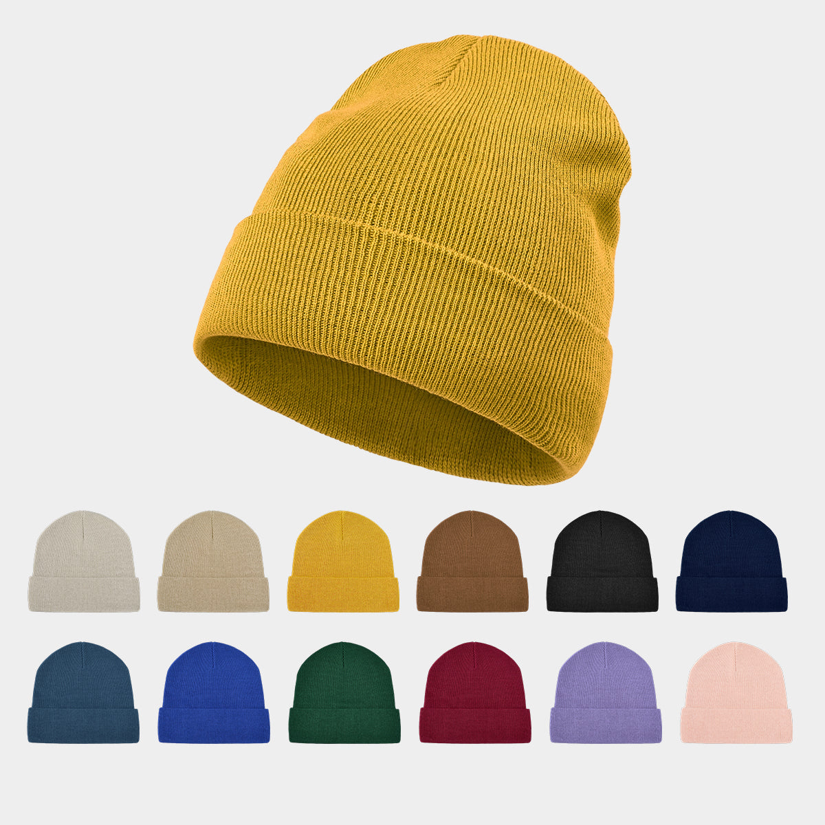 Blank 100% Organic Cotton Kids Beanie Wholesale - 1202