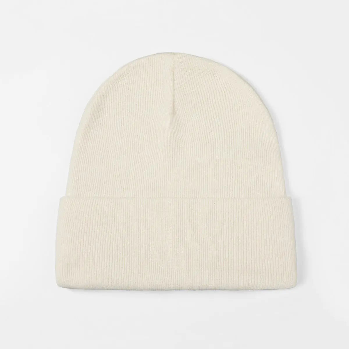 Blank Cuffed Wool Blend Beanie Wholesale - 1149 foremosthat