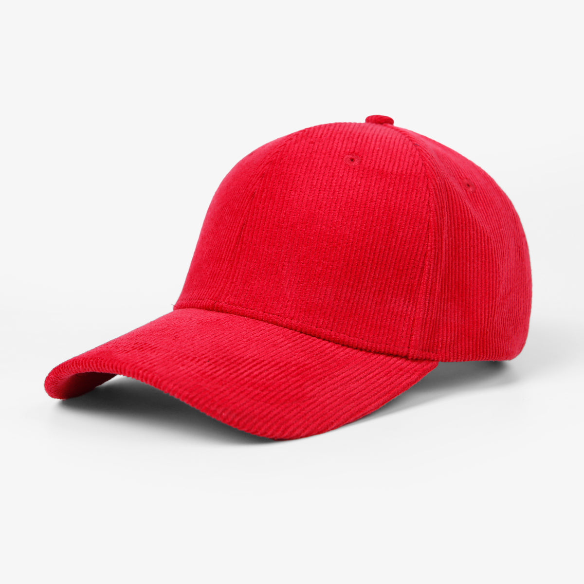 Blank 6 Panel Cotton Corduroy Baseball Cap Wholesale - 6015