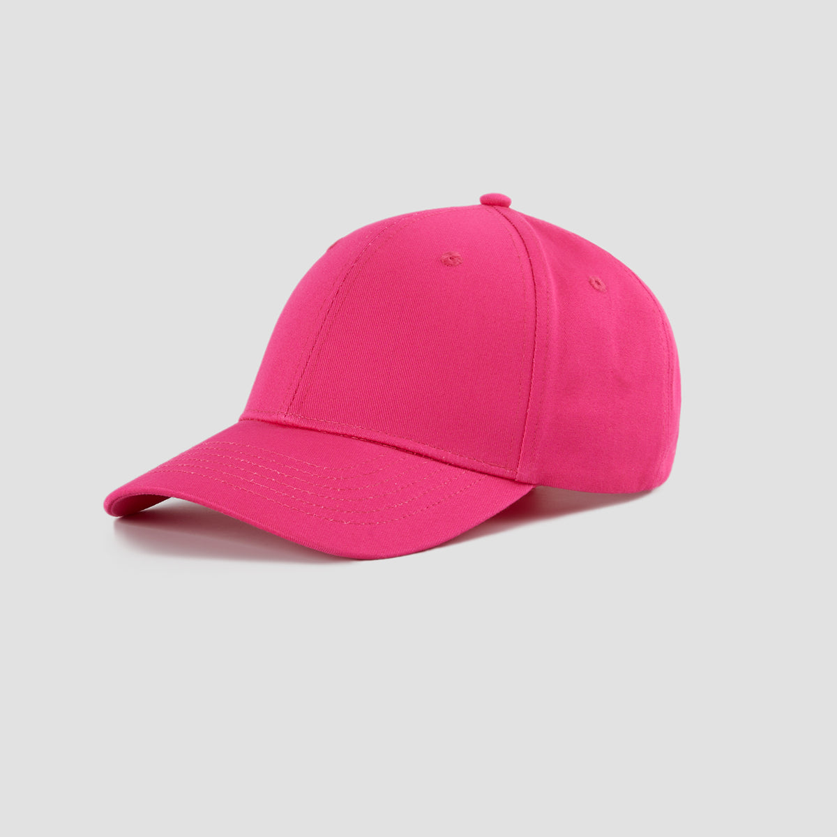 Blank 6 Panel Mid Profile Structured Baseball Cap Wholesale - 6166