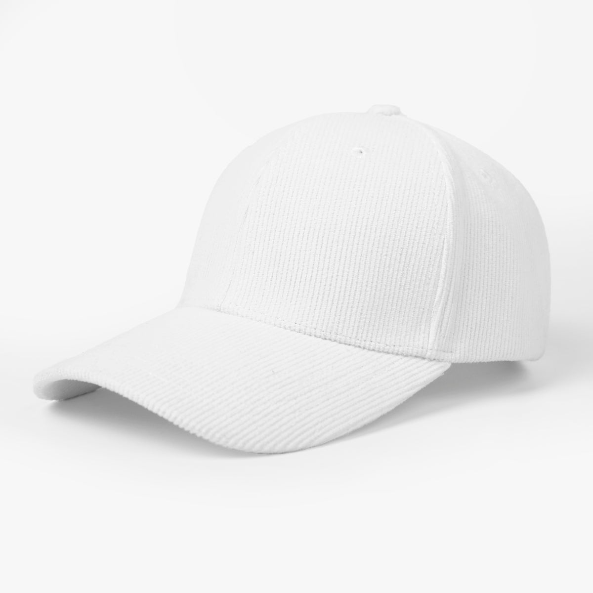 Blank 6 Panel Cotton Corduroy Baseball Cap Wholesale - 6015