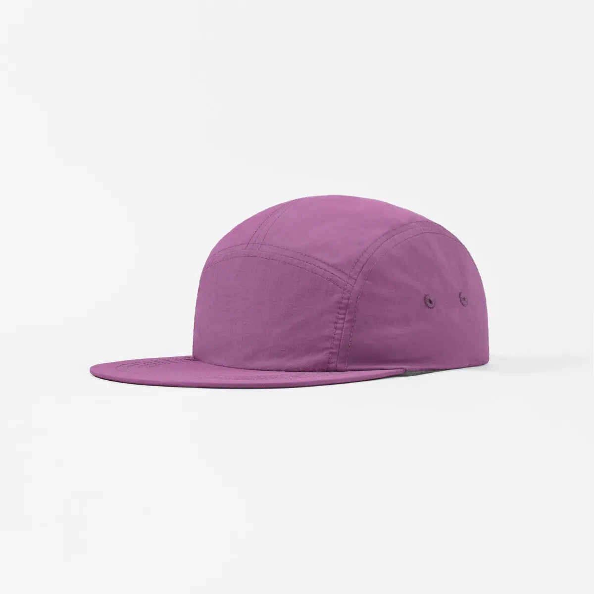 Blank 5 Panel Nylon Camper Hat - 6016  Purple Foremost Hat