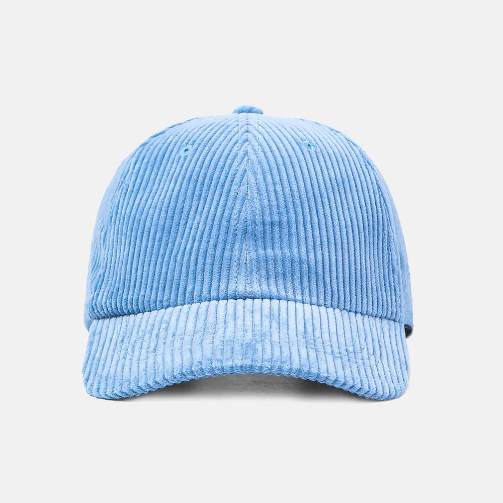 Blank 6 Panel Unstructured Corduroy Dad Hat - 6515   foremosthat