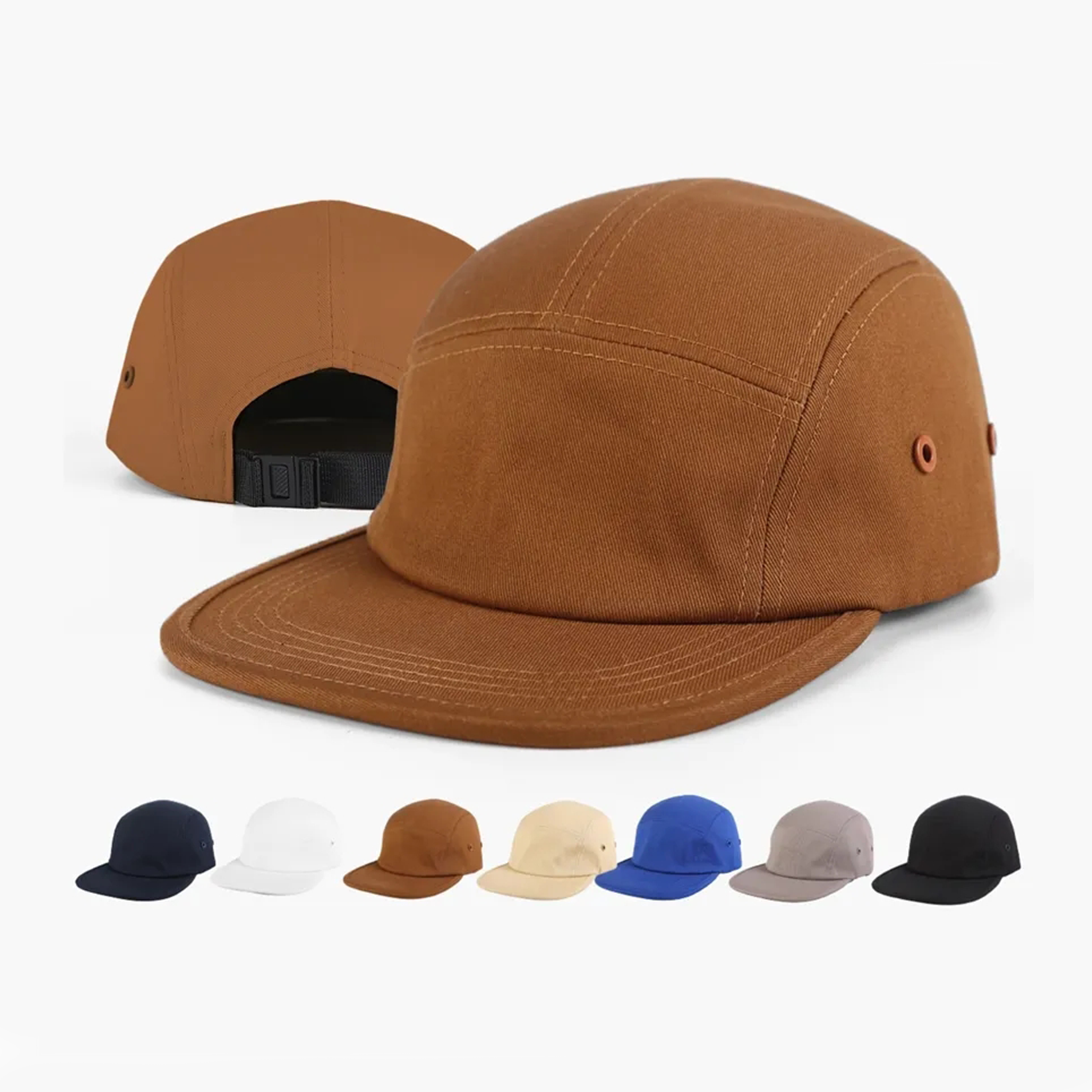Blank 5 Panel Cotton Twill Camper Hat Wholesale - 6714 Foremost Hat
