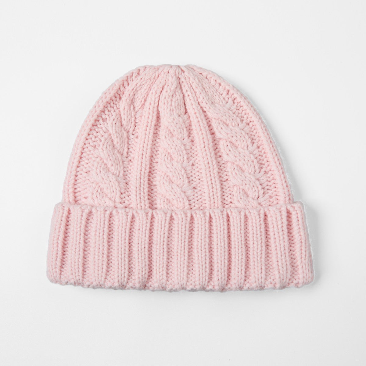 Blank Australian Wool Cable Knit Beanie Wholesale - 1340