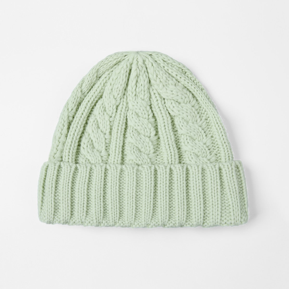 Blank Australian Wool Cable Knit Beanie Wholesale - 1340