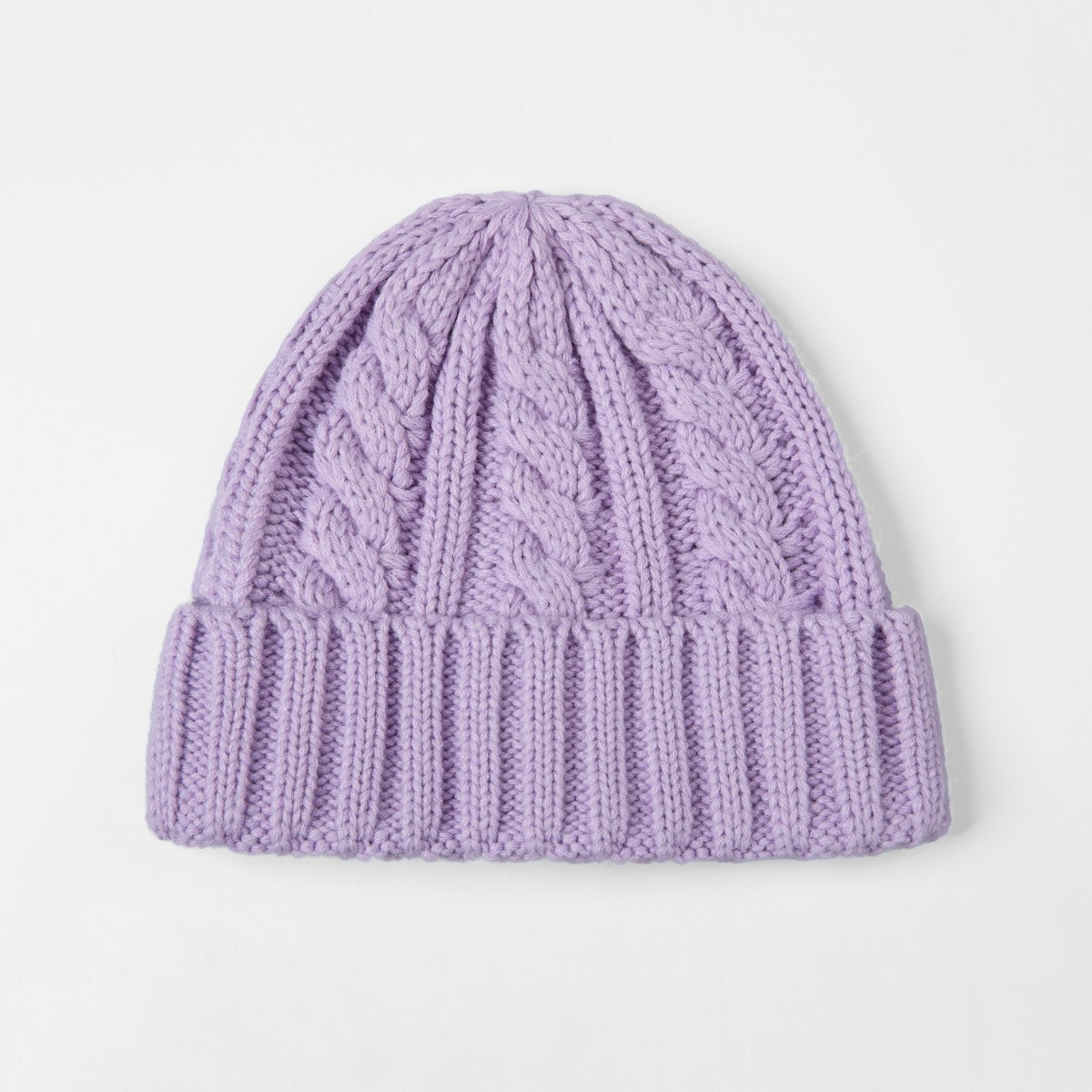 Blank Australian Wool Cable Knit Beanie Wholesale - 1340