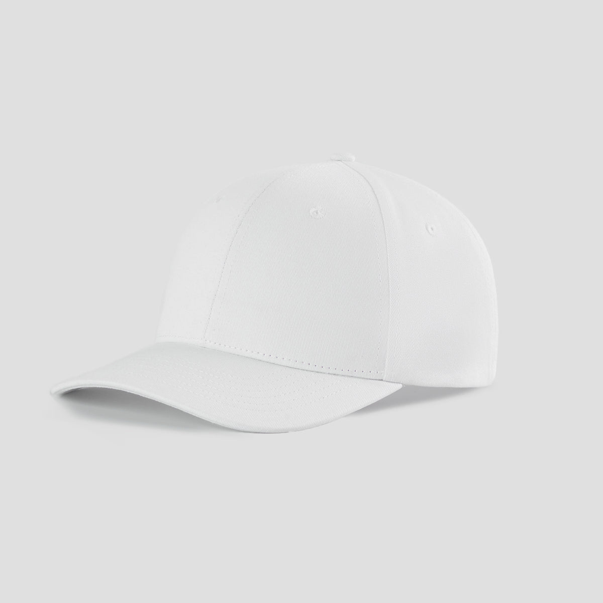Blank 6 Panel Mid Profile Structured Baseball Cap Wholesale - 6166