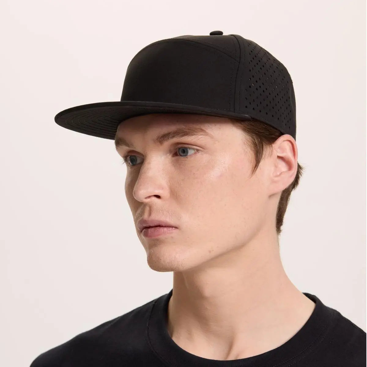 Blank 6 Panel Water Repellent Perforated Snapback Hat Wholesale - 6023 foremosthat