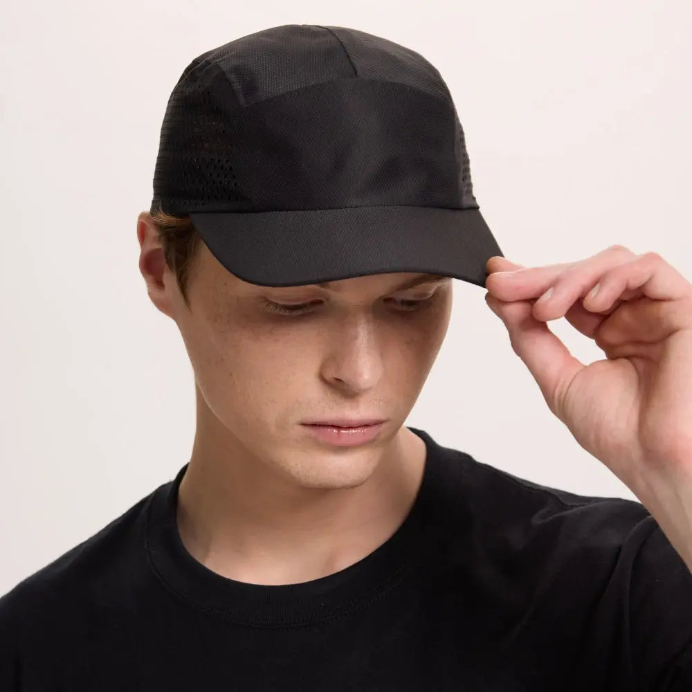 Blank Seamless Perforated Water Repellent Lightweight Running Cap - 5027   foremosthat