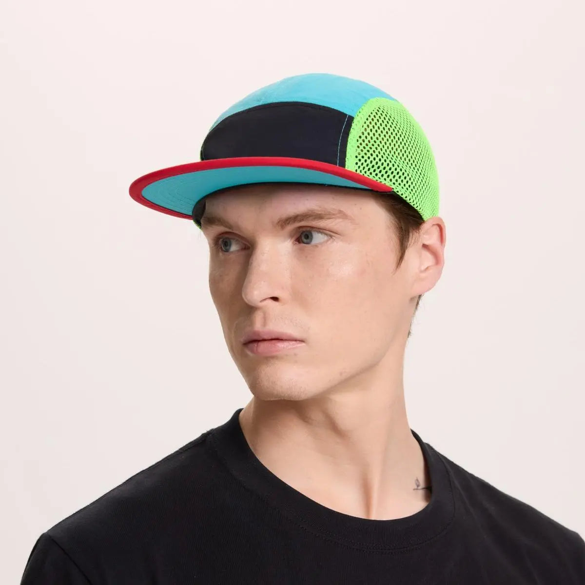 Blank 5 Panel Water Repellent Mesh Camper Hat Wholesale - 5209 foremosthat