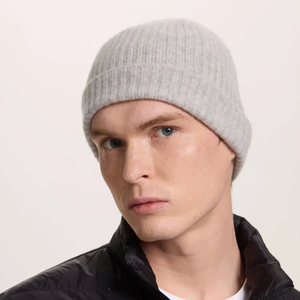 Blank Seamless 100% Merino Wool Beanie - 1224   foremosthat