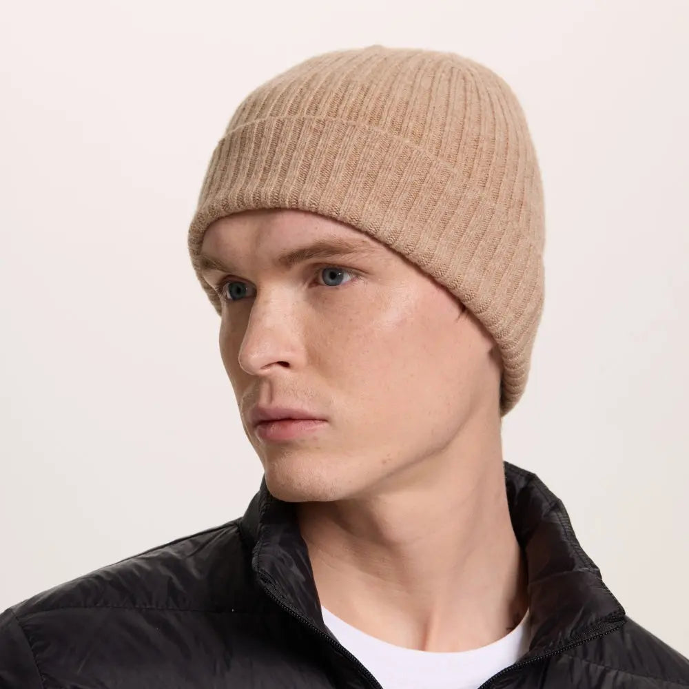 Blank Seamless 100% Merino Wool Beanie - 1224   foremosthat