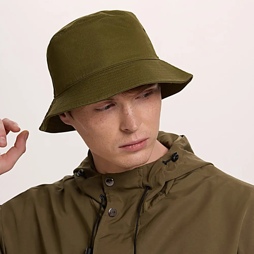 Blank Organic Cotton Bucket Hat - 7006   foremosthat