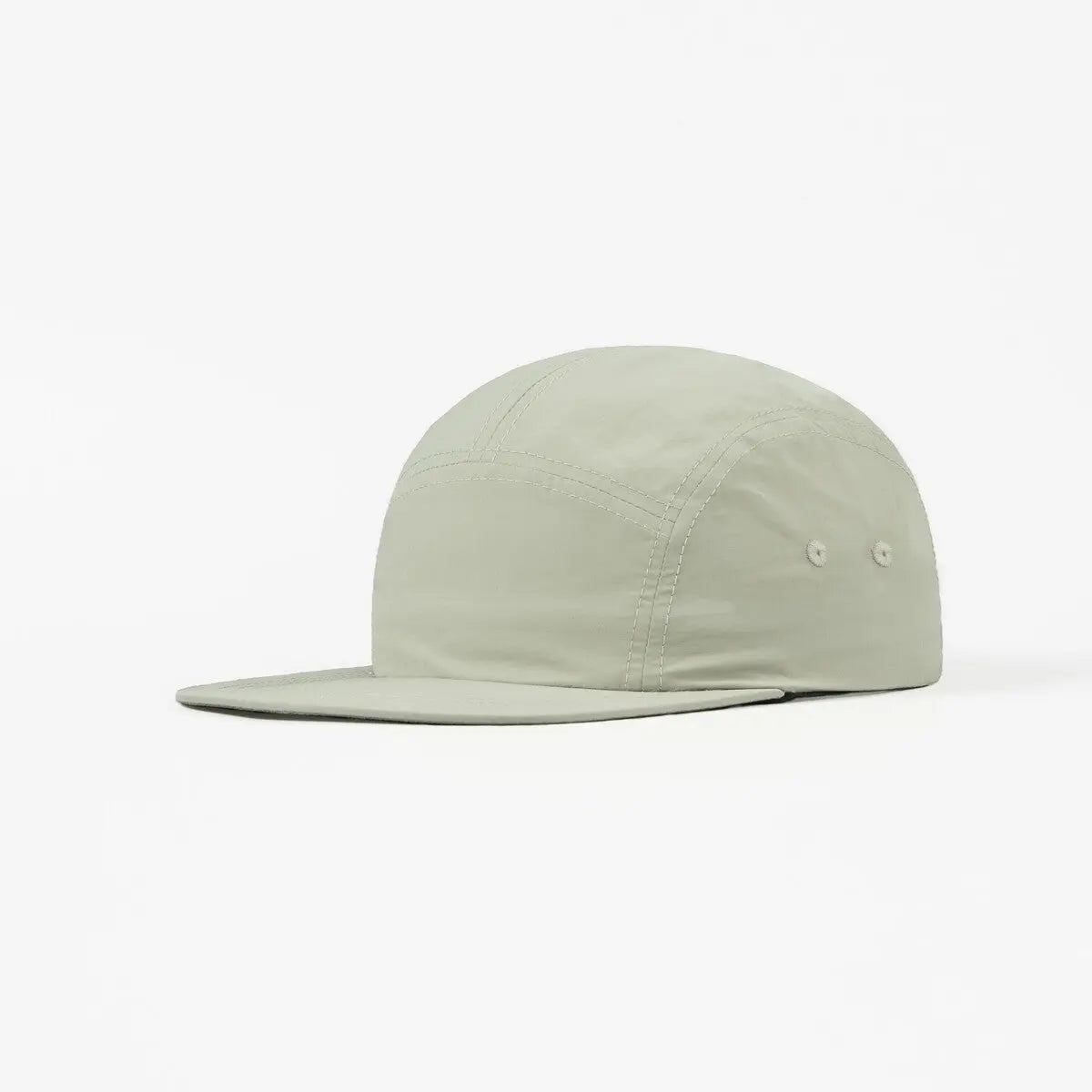 Blank 5 Panel Nylon Camper Hat - 6016  Stone Foremost Hat