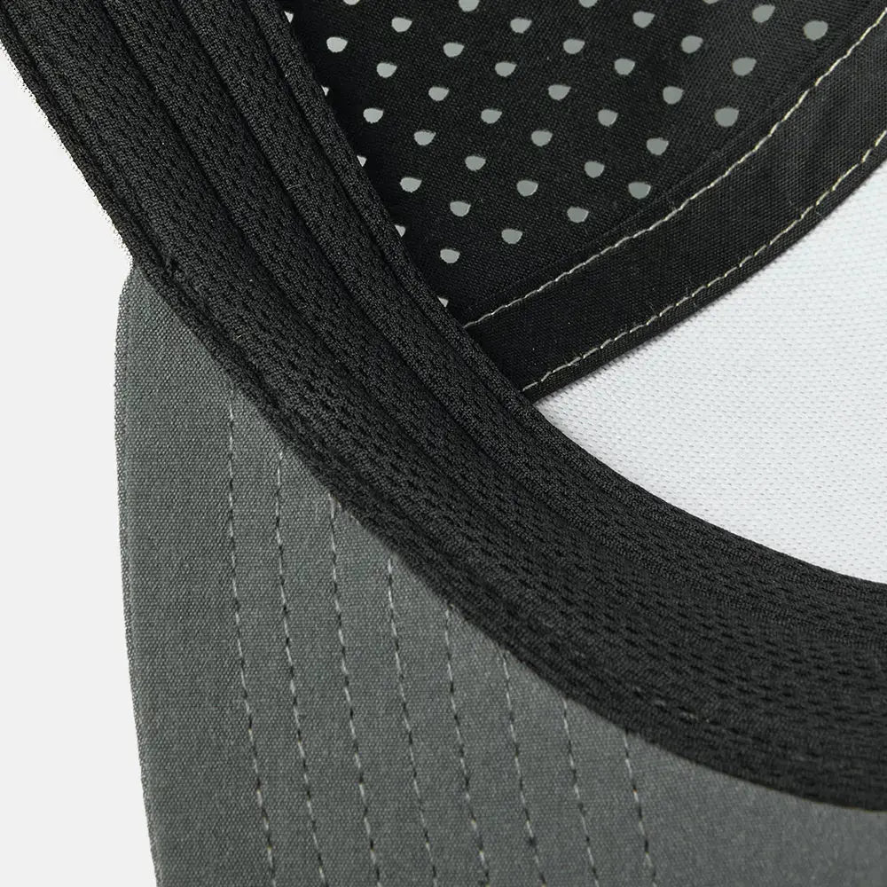 Blank 5 Panel Recycled Perforated Snapback - 6526 foremosthat