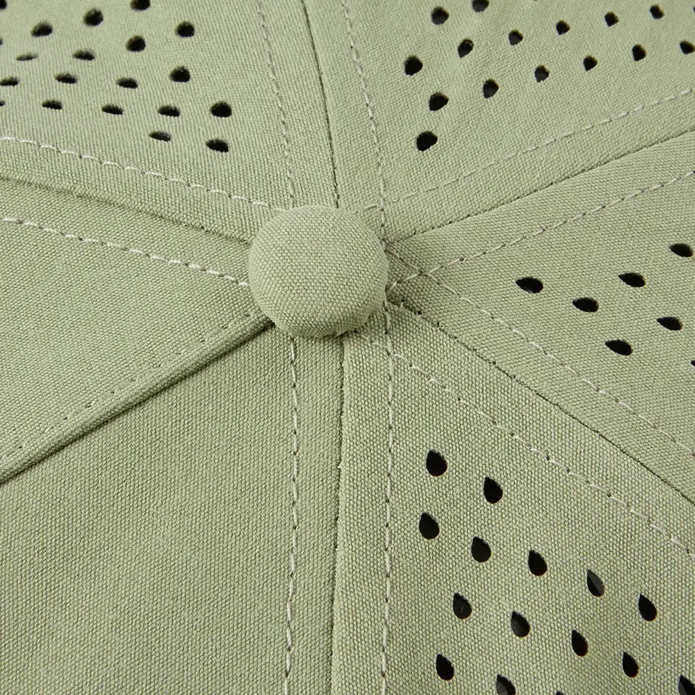 Blank 5 Panel Recycled Perforated Snapback - 6526 foremosthat