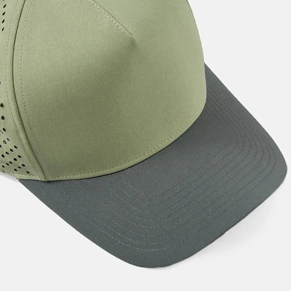 Blank 5 Panel Recycled Perforated Snapback - 6526 foremosthat