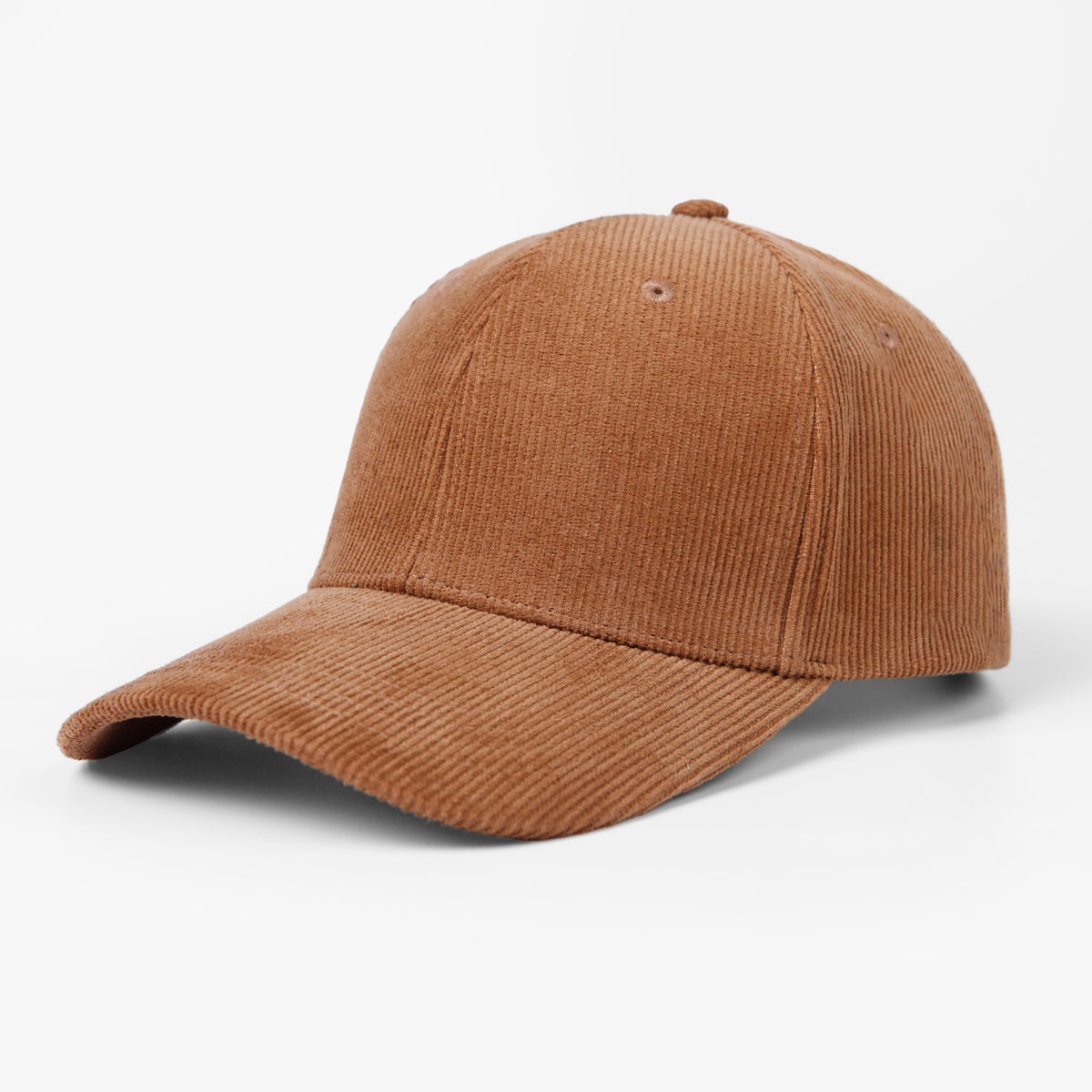 Blank 6 Panel Cotton Corduroy Baseball Cap Wholesale - 6015