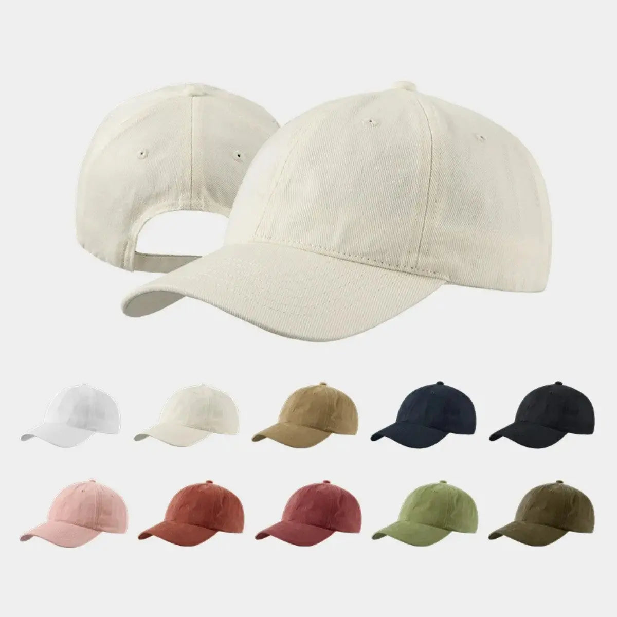 Blank Organic Cotton Dad Hat Wholesale- 6147 foremosthat