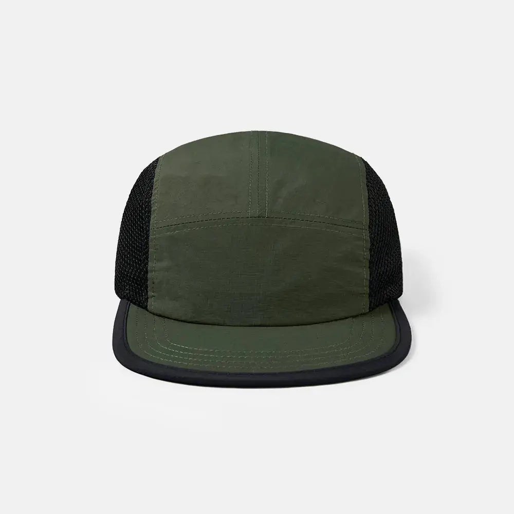 Blank 5 Panel Water Repellent Mesh Camper Hat - 5209 foremosthat