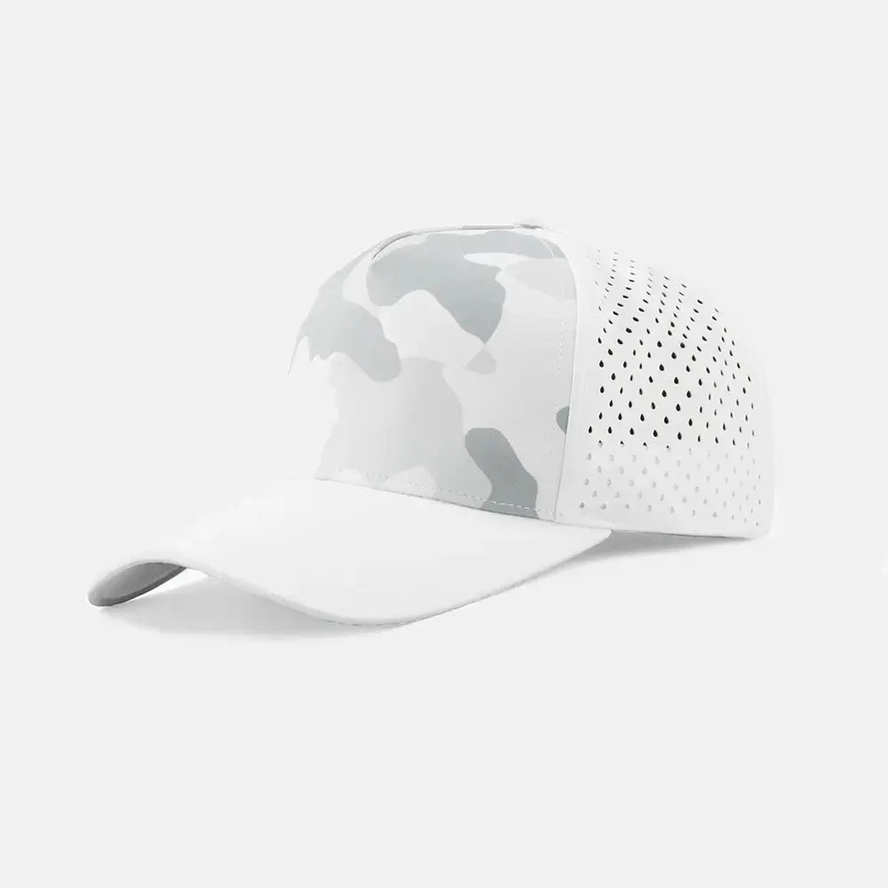 Blank 5 Panel Recycled Perforated Snapback - 6526 foremosthat