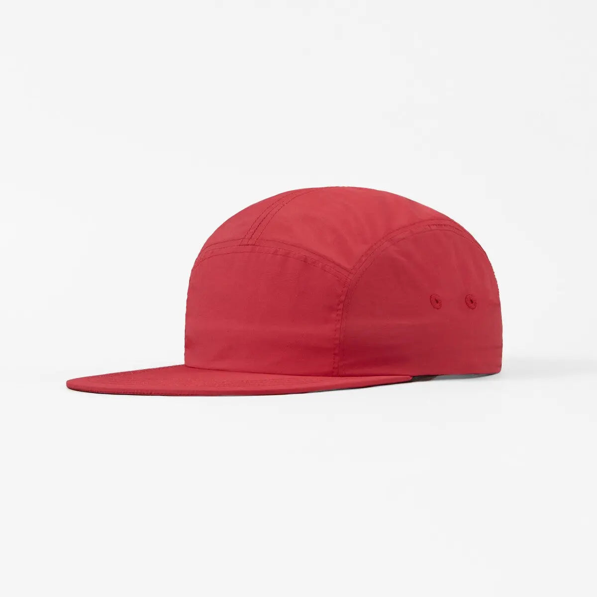 Blank 5 Panel Nylon Camper Hat - 6016  Red Foremost Hat