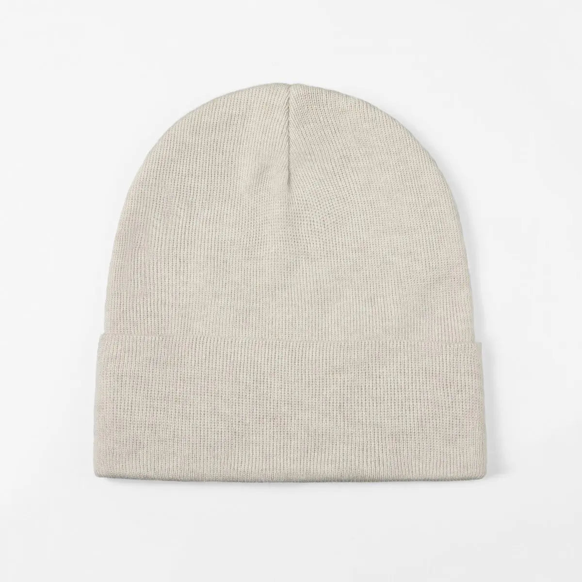 Blank Cuffed Wool Blend Beanie Wholesale - 1149 foremosthat