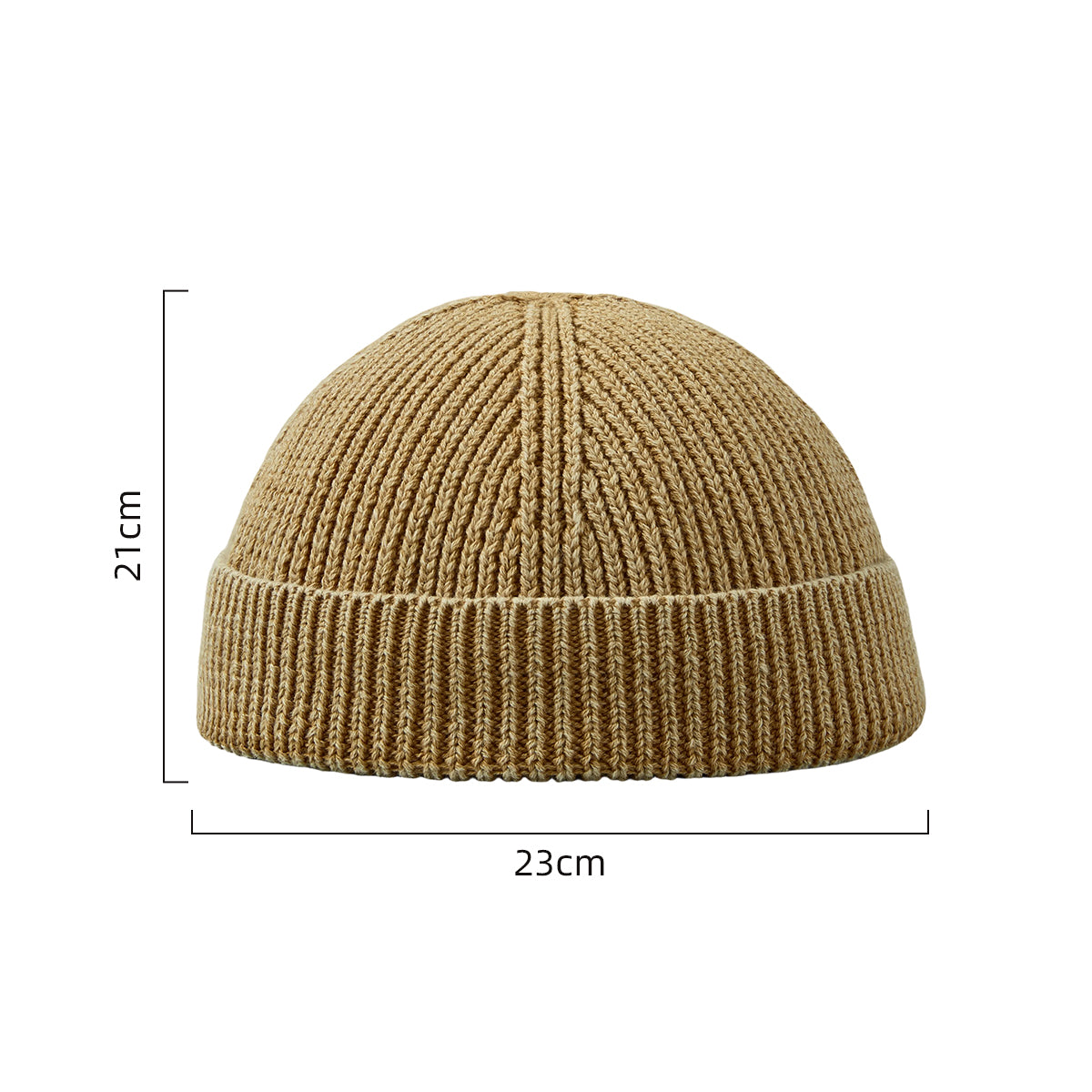 Blank Organic Cotton Short Fisherman Beanie Wholesale - 1359