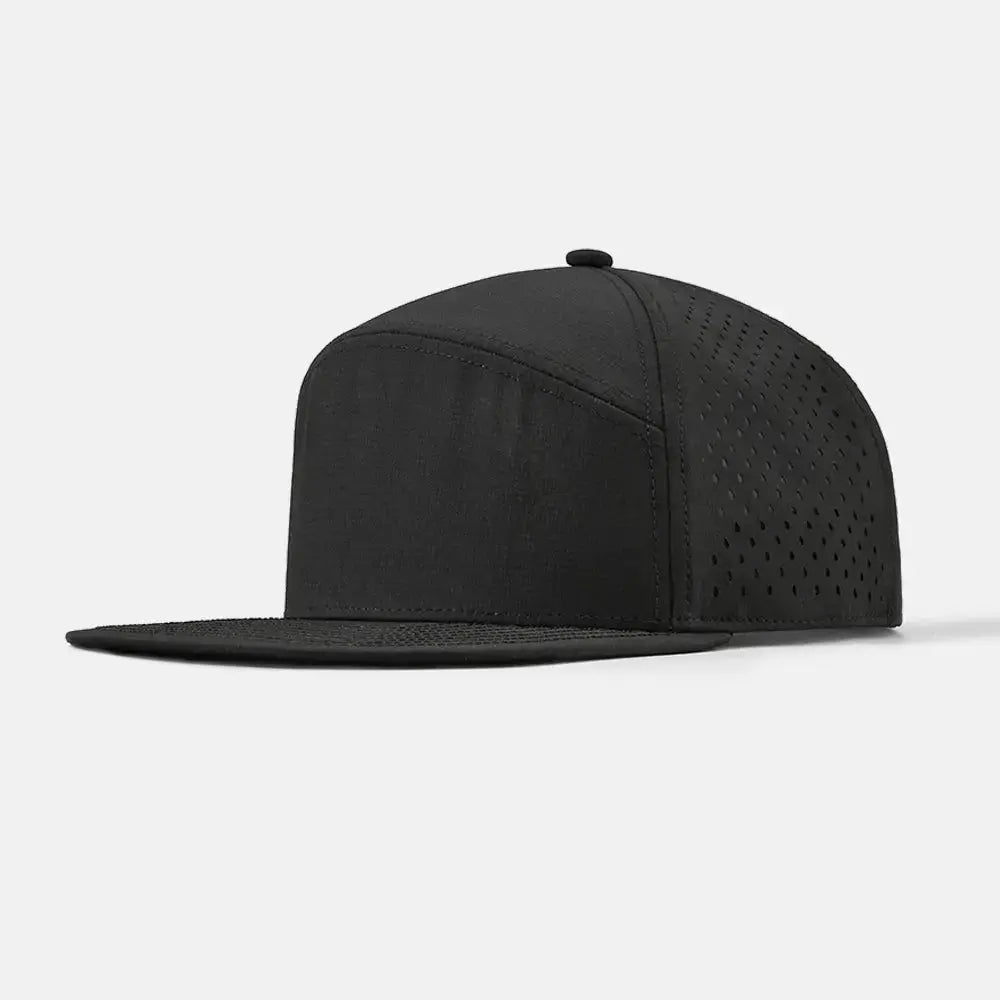 Blank 5 Panel Water Repellent Perforated Snapback Hat - 6023 foremosthat