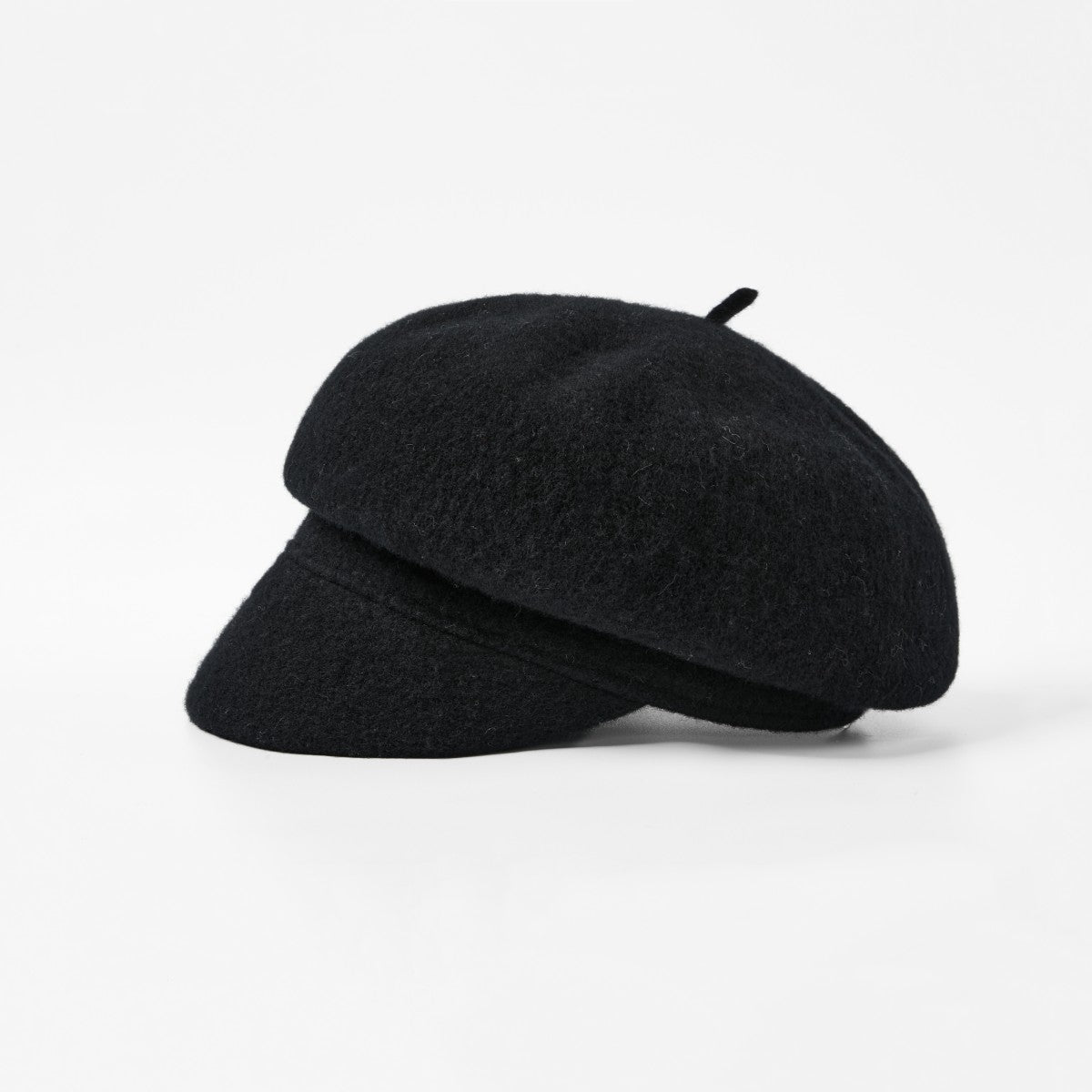 Blank RWS-Certified Wool Wide-Brim Beret Wholesale - 1323