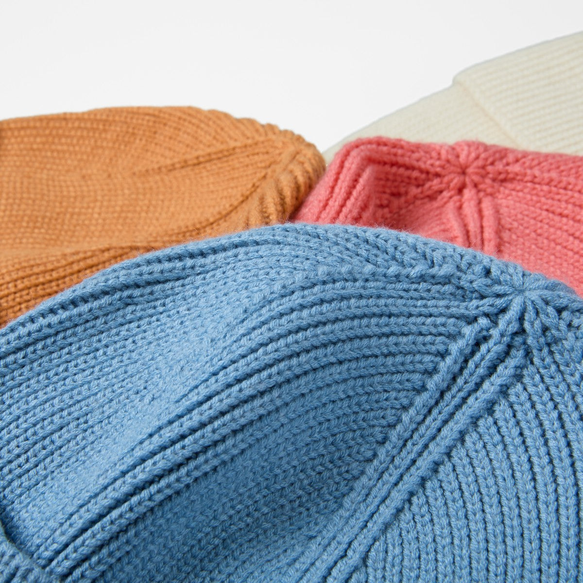 Blank Antibacterial Ribbed Knit Beanie Hat Wholesale - 1835