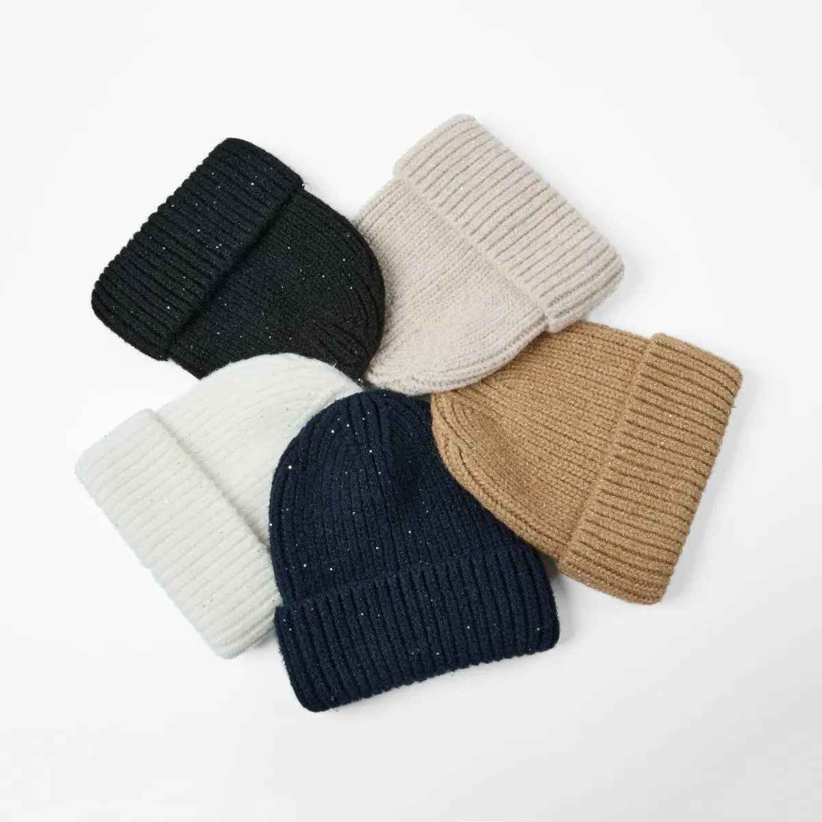Blank Cuffed Sparkle Blend Beanie Wholesale - 1285 Foremost Hat