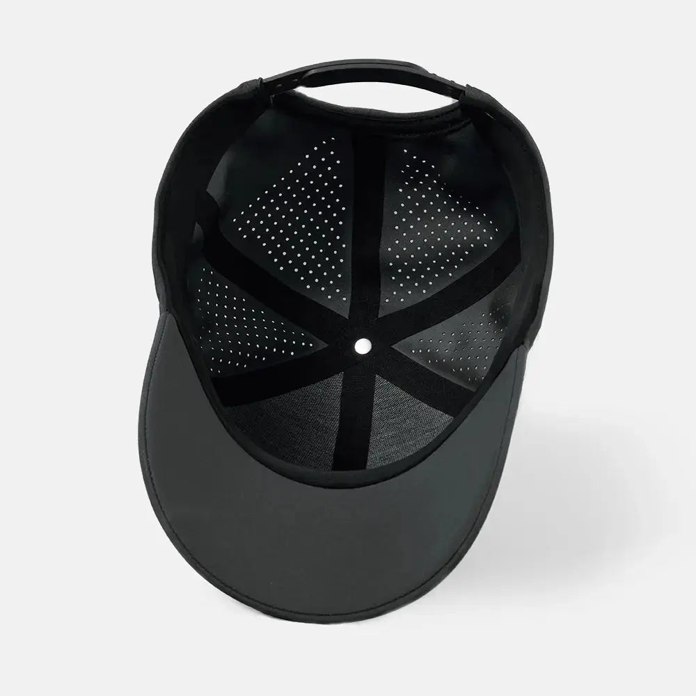 Blank Seamless Perforated Snapback Hats - 5312 foremosthat