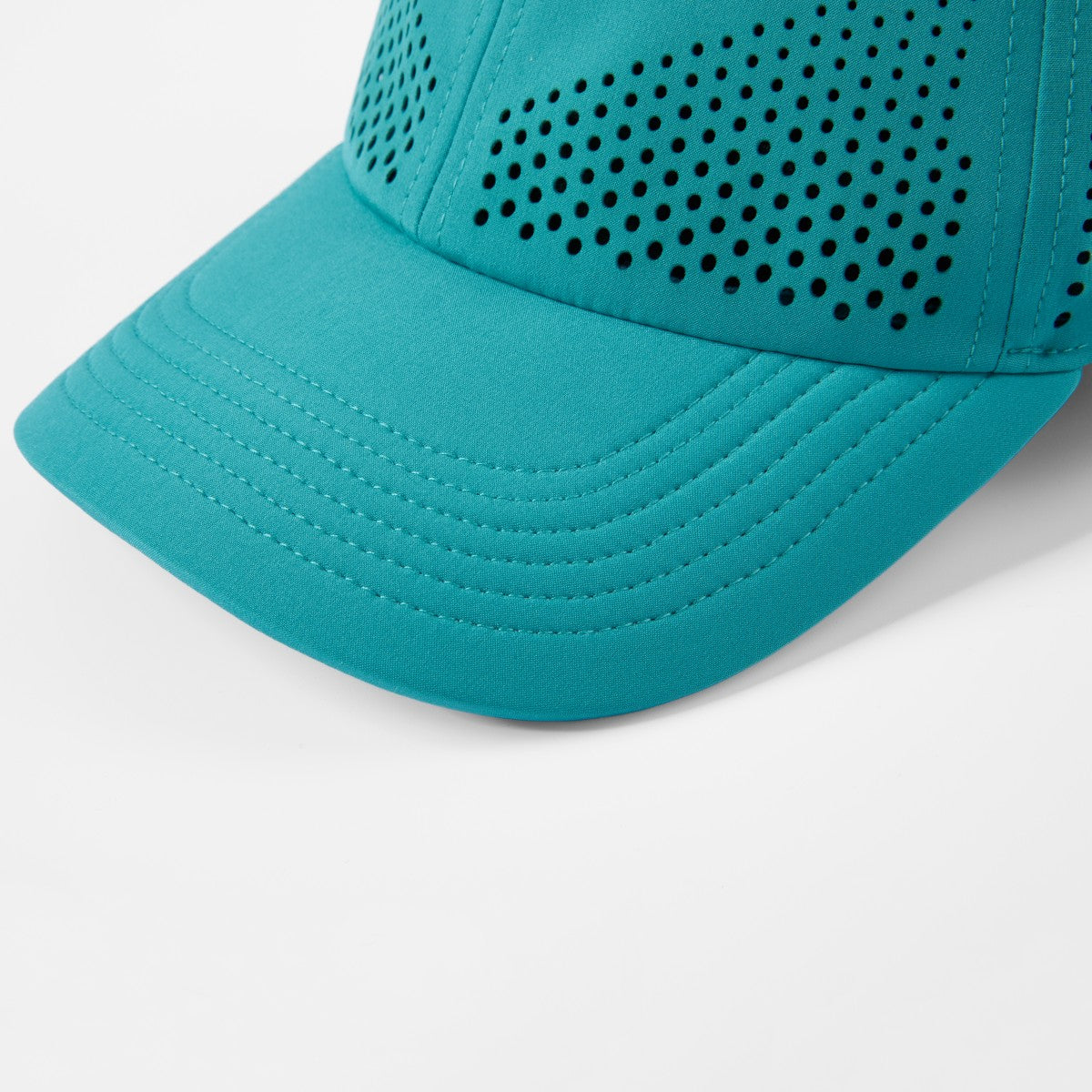 Blank Recycled 6 Panel Performance Perforated Dad Hat Wholesale - 6445