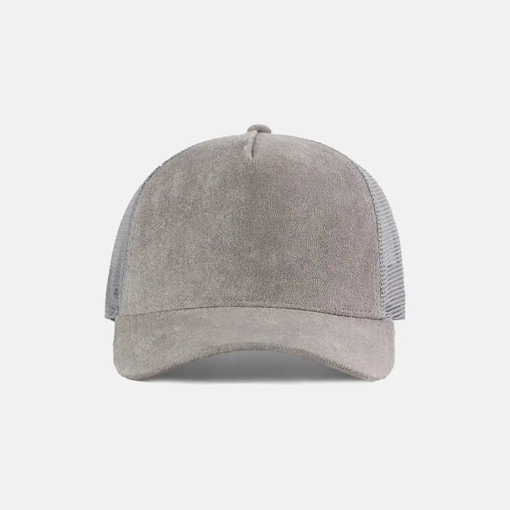 Blank 5 Panel Suede Trucker Hats Wholesale - 6710 foremosthat