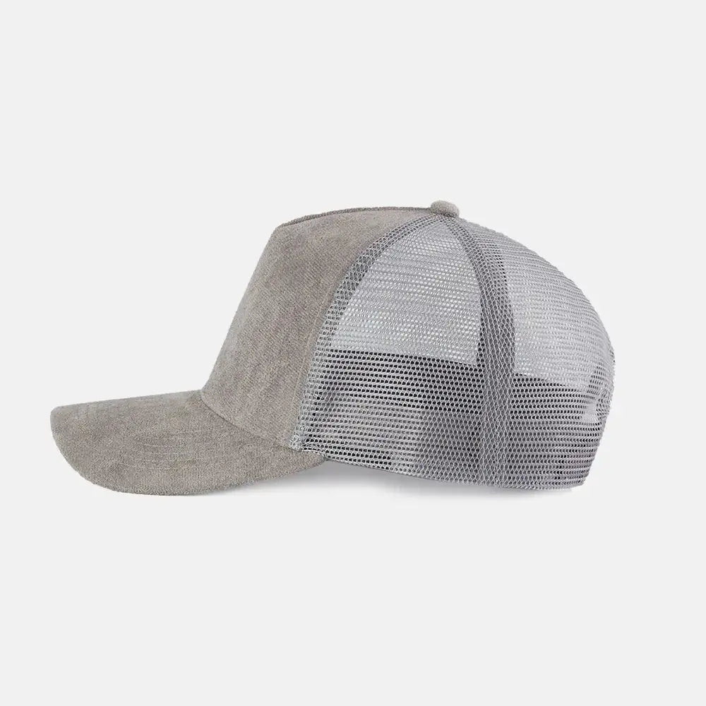Blank 5 Panel Suede Trucker Hats Wholesale - 6710 foremosthat