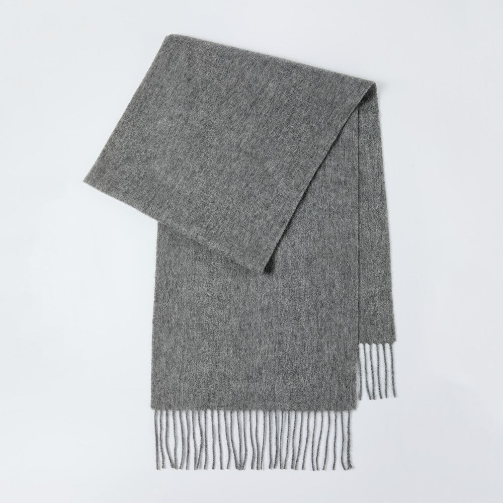 Blank 100% Sheep Wool Solid Colour Scarf Wholesale
