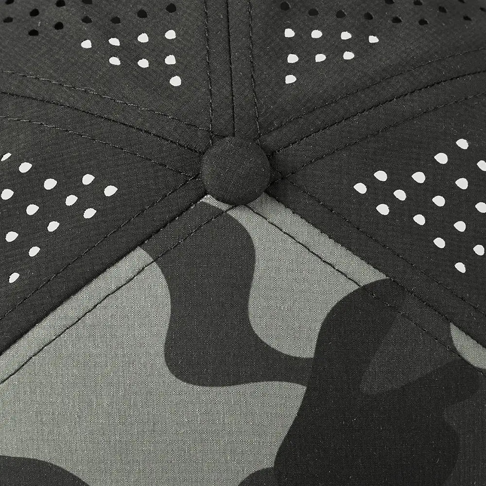 Blank 5 Panel Water Repellent Perforated Snapback Hat - 6023 foremosthat