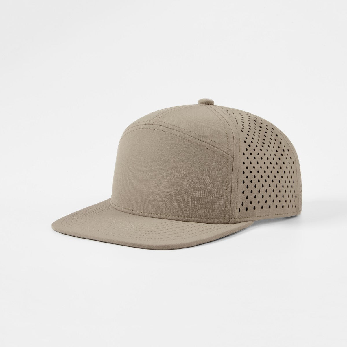Blank Recycled 7 Panel Perforated Snapback Cap Wholesale - 6472