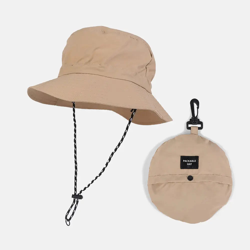 Blank Packable Water Repellent Bucket Hat - 128 | Wholesale Blank Hats