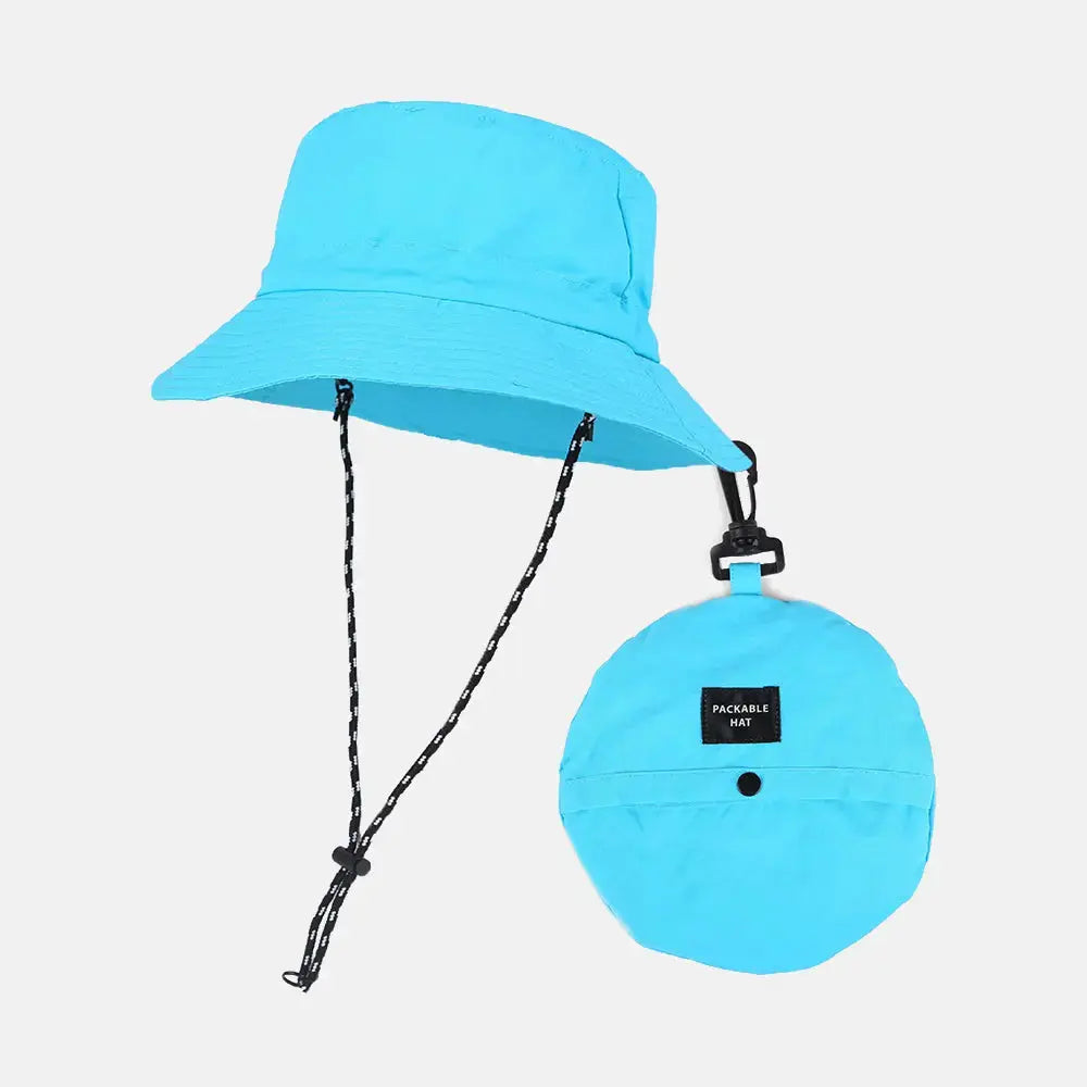 Blank Packable Water Repellent Bucket Hat - 128 | Wholesale Blank Hats