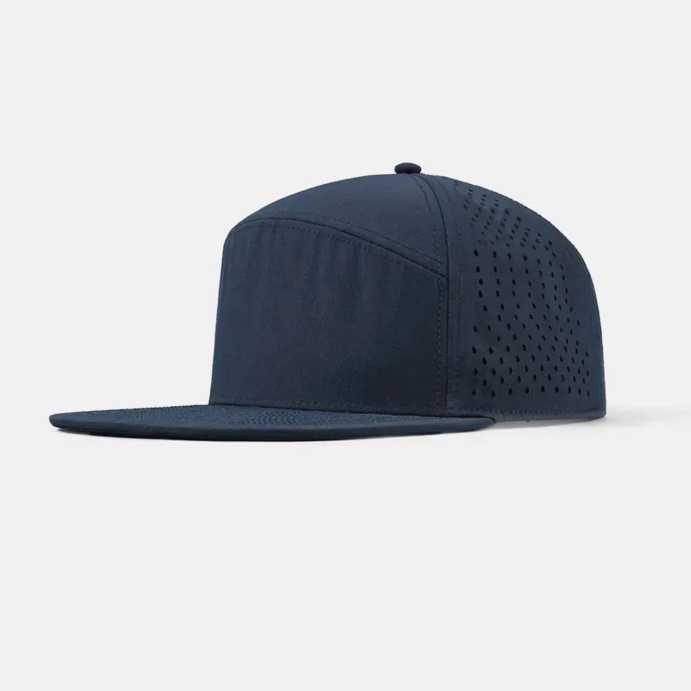 Blank 5 Panel Water Repellent Perforated Snapback Hat - 6023 foremosthat