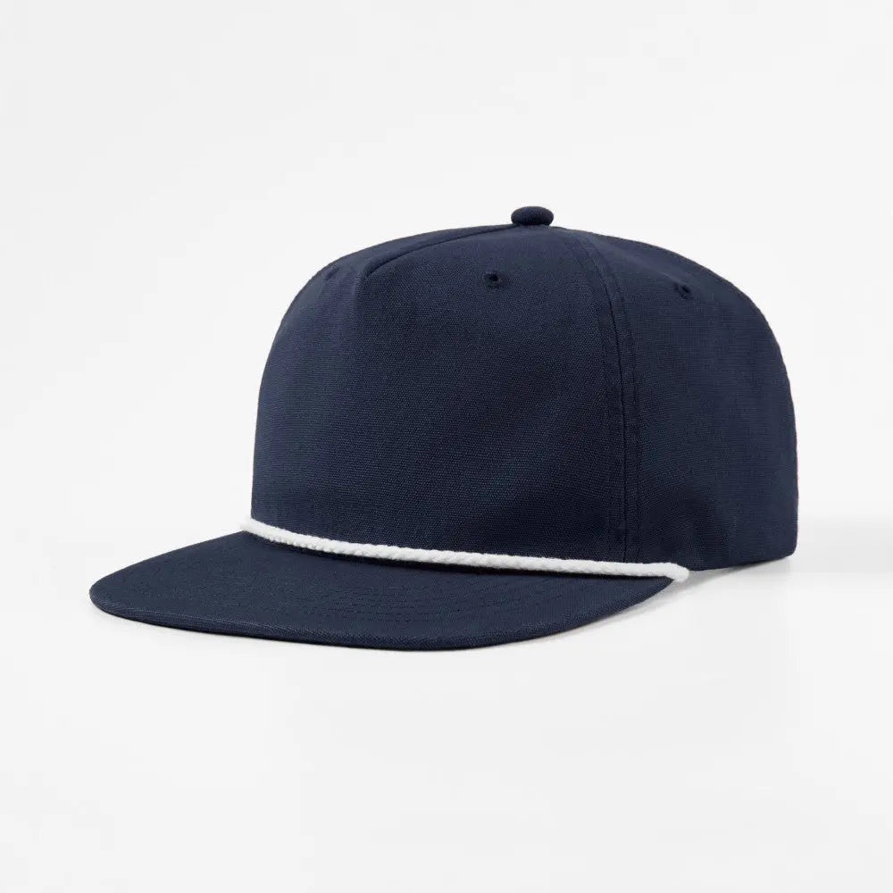 Blank 5 Panel Organic Cotton Rope Snapback Hat Wholesale - 5442 Foremost Hat