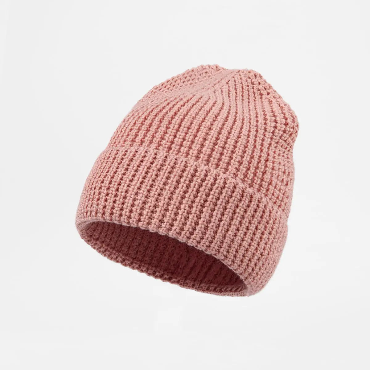 Blank Knit Cuffed Waffle Beanie Wholesale - 1546 Foremost Hat