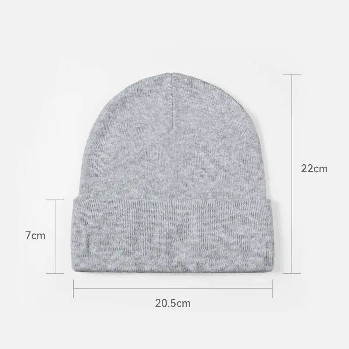 Blank Cuffed Wool Blend Beanie Wholesale - 1149 foremosthat